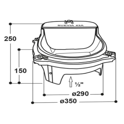 Abreuvoir chauffant RICO SUEVIA 43A